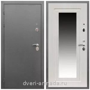 МДФ гладкая, Дверь входная Армада Оптима Антик серебро / МДФ 16 мм ФЛЗ-120 Дуб белёный
