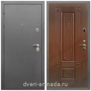 Двери оптом, Металлическая дверь входная Армада Оптима Антик серебро / МДФ 16 мм ФЛ-2 Мореная береза