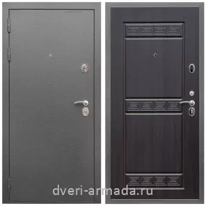 Входные двери 2050 мм, Дверь входная Армада Оптима Антик серебро / МДФ 10 мм ФЛ-242 Эковенге