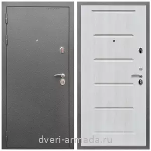Правые входные двери, Дверь входная Армада Оптима Антик серебро / МДФ 16 мм ФЛ-39 Дуб Филадельфия крем