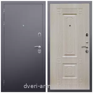 Входные двери Люкс, Дверь входная Армада Люкс Антик серебро / МДФ 6 мм ФЛ-2 Дуб белёный от производителя в коттедж с теплоизоляцией