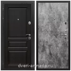 Двери МДФ для квартиры, Дверь входная взломостойкая Армада Премиум-Н МДФ 16 мм ФЛ-243 / МДФ 6 мм ПЭ Цемент темный