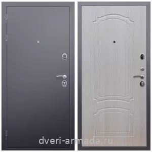 4 контура, Дверь входная Армада Люкс Антик серебро / МДФ 6 мм ФЛ-140 Дуб беленый с хорошей шумоизоляцией квартирная