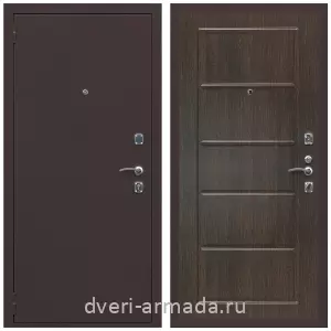 Входные металлические двери в Московской области, Дверь входная Армада Комфорт Антик медь / МДФ 6 мм ФЛ-39 Венге
