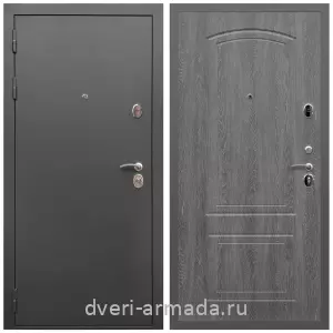 МДФ гладкая, Дверь входная Армада Гарант / МДФ 6 мм ФЛ-138 Дуб Филадельфия графит