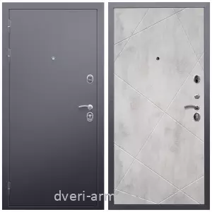 Недорогие, Дверь входная Армада Люкс Антик серебро / МДФ 10 мм ФЛ-291 Бетон светлый