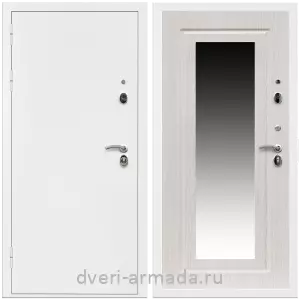 Офисные, Дверь входная Армада Оптима Белая шагрень / МДФ 16 мм ФЛЗ-120 Дуб белёный