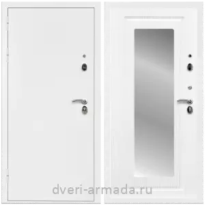 Офисные, Дверь входная Армада Оптима Белая шагрень / МДФ 16 мм ФЛЗ-120 Ясень белый