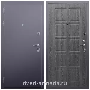 Недорогие, Дверь входная Армада Люкс Антик серебро / МДФ 10 мм ФЛ-38 Дуб Филадельфия графит