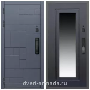 Двери МДФ для квартиры, Умная входная смарт-дверь Армада Аккорд МДФ 10 мм Kaadas K9 / МДФ 16 мм ФЛЗ-120 Венге
