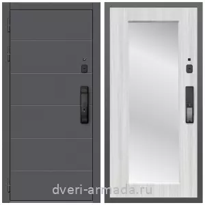 Двери МДФ для квартиры, Дверь входная Армада Роуд МДФ 10 мм Kaadas K9 / МДФ 16 мм ФЛЗ-Пастораль, Сандал белый