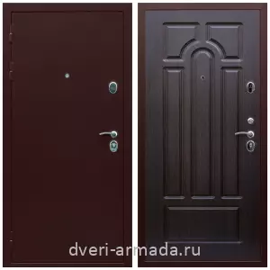 C порошковой окраской, Дверь входная Армада Люкс Антик медь / МДФ 16 мм ФЛ-58 Венге