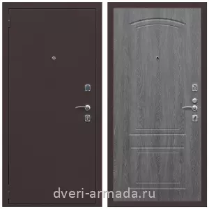 4 контура, Дверь входная Армада Комфорт Антик медь / МДФ 6 мм ФЛ-138 Дуб Филадельфия графит