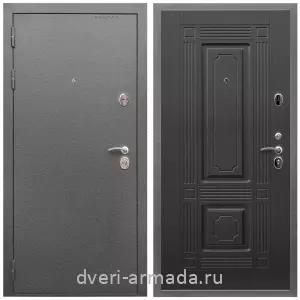 Для застройщика, Дверь входная Армада Оптима Антик серебро / МДФ 16 мм ФЛ-2 Венге