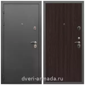 Глухие, Глухая металлическая дверь входная Армада Гарант / МДФ 6 мм ПЭ Венге