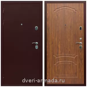 Антивандальные для квартир, Дверь входная утепленная Армада Люкс Антик медь / МДФ 6 мм ФЛ-140 Мореная береза