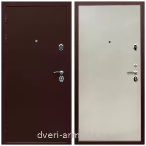 2 контура, Дверь входная утепленная Армада Люкс Антик медь / МДФ 6 мм ПЭ Венге светлый