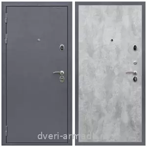 С порошковым напылением, Дверь входная Армада Престиж Strong антик серебро / МДФ 6 мм ПЭ Цемент светлый
