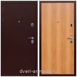 С порошковым напылением, Дверь входная Армада Люкс Антик медь / МДФ 6 мм ПЭ Миланский орех