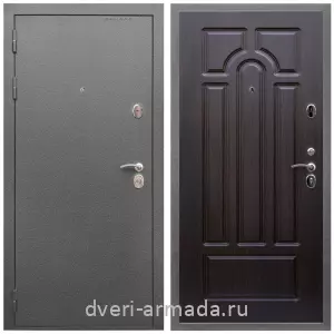 Элитные для коттеджей, Дверь входная Армада Оптима Антик серебро / МДФ 16 мм ФЛ-58 Венге