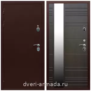 МДФ гладкая, Дверь входная Армада Люкс Антик медь / МДФ 16 мм ФЛЗ-Сити Венге для частного дома с теплоизоляцией