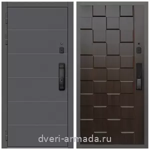 Двери МДФ для квартиры, Дверь входная Армада Роуд МДФ 10 мм Kaadas K9 / МДФ 16 мм ОЛ-39 Эковенге
