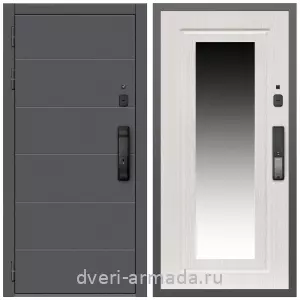 Двери МДФ для квартиры, Дверь входная Армада Роуд МДФ 10 мм Kaadas K9 / МДФ 16 мм ФЛЗ-120 Дуб белёный