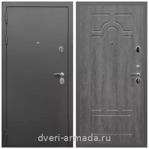 МДФ гладкая, Дверь входная Армада Гарант / МДФ 6 мм ФЛ-58 Дуб Филадельфия графит