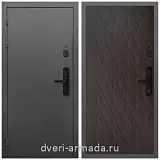 Умная входная смарт-дверь Армада Гарант Kaadas S500/ МДФ 16 мм ФЛ-86 Венге структурный
