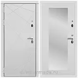 Дверь входная Армада Тесла МДФ 16 мм / МДФ 16 мм ФЛЗ-Пастораль, Белый матовый